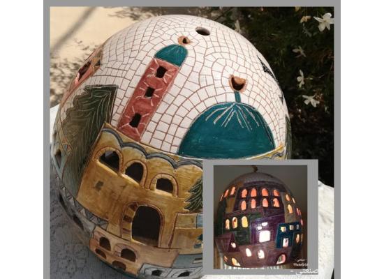 Candel Mosaic Cover Hanging Lighting Unit